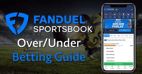 over under betting fanduel.